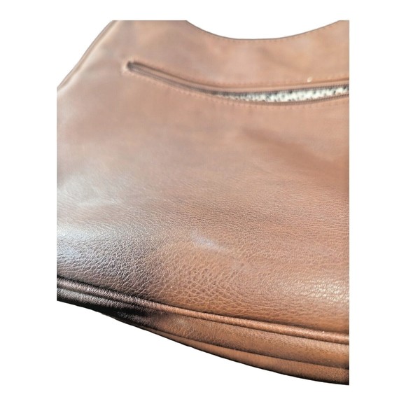 SOLE SOCIETY Women's Handbag Brown Purse Shoulder Bag Faux Leather Zipper - Picture 3 of 14